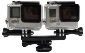 gopro-camera-selfie-stick-diving-mount-monopod-Double-Bracket-Bridge-стойка-екшън-камера-аксесоари-1
