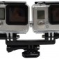 gopro-camera-selfie-stick-diving-mount-monopod-Double-Bracket-Bridge-стойка-екшън-камера-аксесоари-1