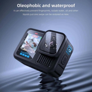 Олеофобно покритие и водоустойчив стъклен протектор за GoPro Hero 13 Black
