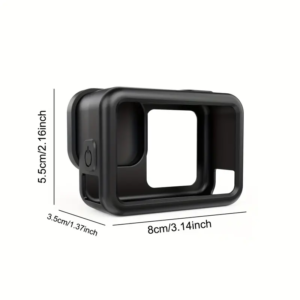 Размери на черен силиконов калъф GARV за GoPro Hero 13 Black