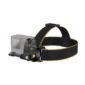 Черен челник GARV Head Magnetix за GoPro, регулируема челна лента.