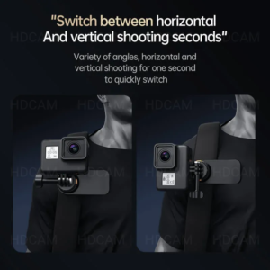 Черна магнитна клип стойка GARV BackPack Magnetix за раница GoPro