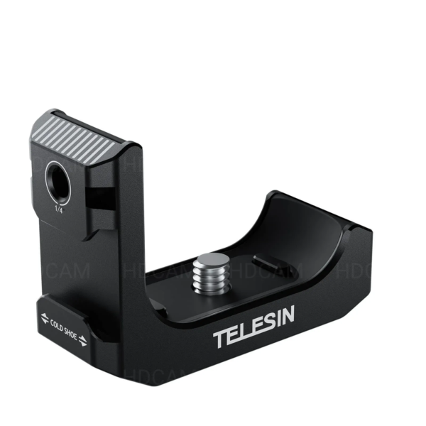 Telesin L-образен хоризонтален адаптер за Insta360 X4 X5 с cold shoe