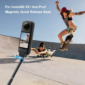Магнитна стойка за бърза база Insta360 X5 Ace Pro, черен с бързо освобождаване.