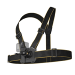 GARV Chest Magnetix нагръдник за GoPro, черен регулируем с магнитен монтаж.