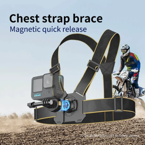 Нагръдник GARV Chest Magnetix за GoPro с бърз магнитен монтаж