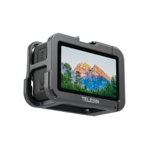 Telesin алуминиева защитна рамка, карбоново черно, за DJI Osmo Action 5 Pro