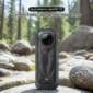 Черна защитна рамка от карбонови влакна тип клетка за Insta360 X5.
