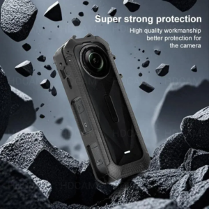 Черна защитна рамка за Insta360 X5 с бутони и стойка