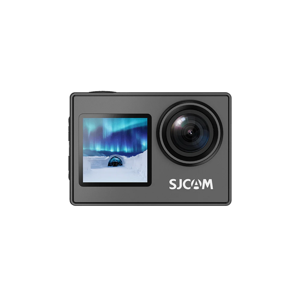 Екшън камера SJCAM SJ4000, 4K, Dual Screen, Черен
