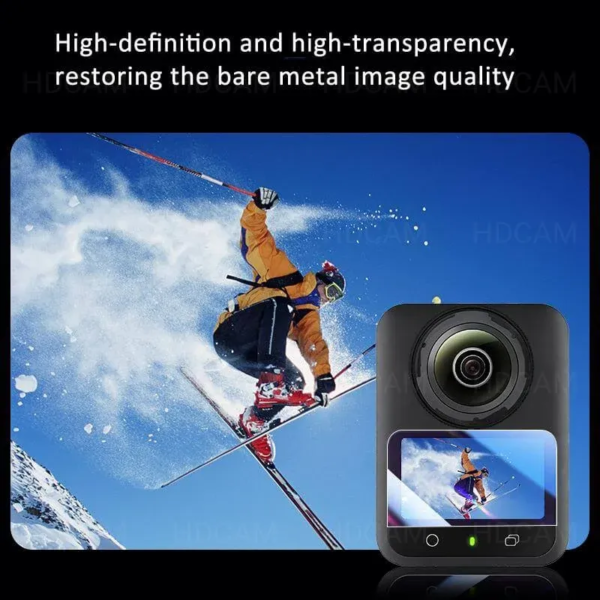 Стъклен протектор GARV за DJI Osmo 360 дисплей, ултра прозрачен, против надраскване