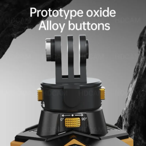 GARV Chin Magnetix магнитна стойка за GoPro каска, черна с регулируемо закрепване.