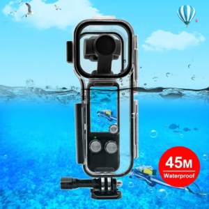 Прозрачен подводен водоустойчив корпус за DJI Osmo Pocket 3, 45 метра.