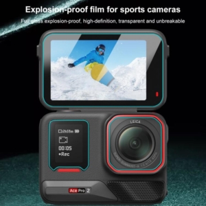 Стъклен протектор за Insta360 Ace Pro 2, За двата екрана и обектива - Image 3