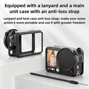 Силиконов калъф GARV за DJI Osmo Action 6, Капаче, Лента за ръка - Image 7
