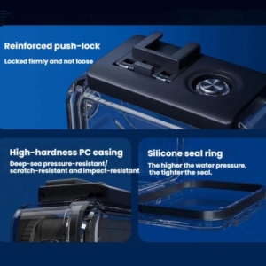 Водоустойчив корпус GARV за DJI Osmo Action 6, до 70 метра - Image 9