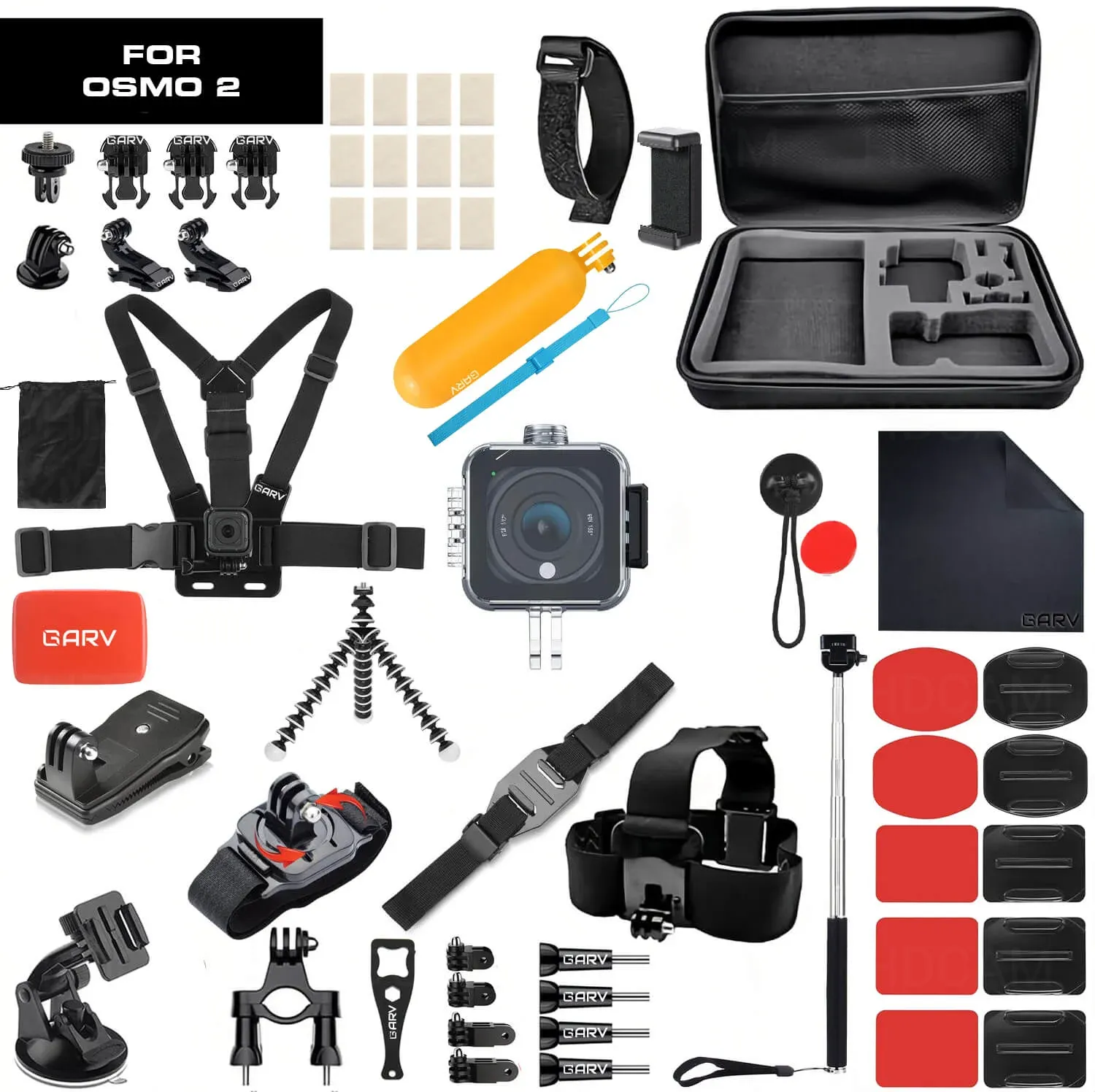 Комплект аксесоари за DJI Action 2 – GARV Content Creator 9