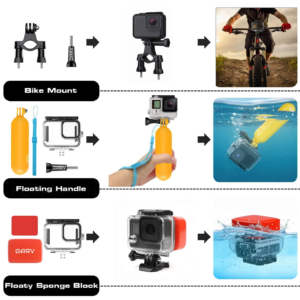 Разнообразен GARV комплект аксесоари за GoPro Hero 8 Black Content Creator