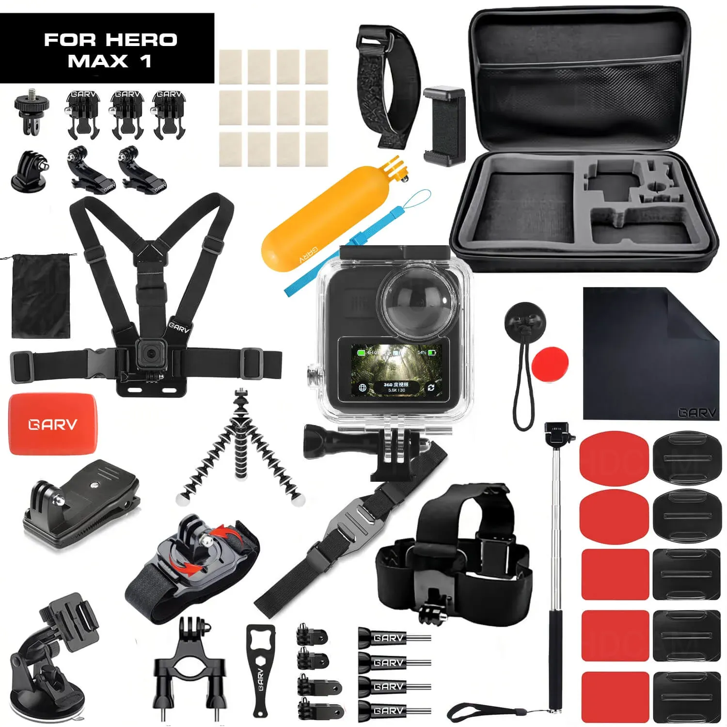 Комплект аксесоари за GoPro Hero MAX 1 – GARV Content Creator 10