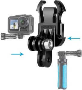 Щипка за GoPro Теlesin GP-MTB-T02-BK Dual Mount J Hook