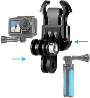 Щипка за GoPro Теlesin GP-MTB-T02-BK Dual Mount J Hook