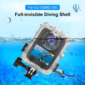 PULUZ водоустойчив кейс за DJI Osmo 360 40м дълбочина прозрачен - SKU: PU1081T - 2