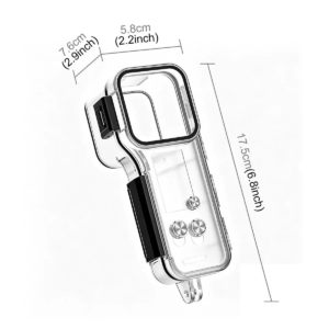 DJI Osmo Pocket 4 PULUZ водоустойчив кейс за камера, прозрачен, SKU: PU1106T - 4
