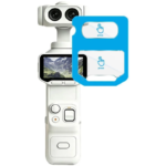 Закалено стъкло за камера Insta360 Luna Ultra с автоматично позициониране, SKU INS-LU-TG-1