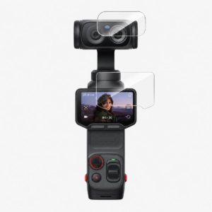 Защитно фолио за екран и лещи Insta360 Luna Ultra, 9H закалено стъкло, прозрачно, SKU: INS-LU-TG