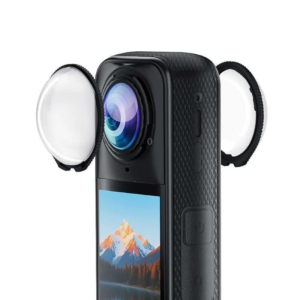 Защитен капак за обектив Insta360 X5 PULUZ със стандартен ротационен механизъм, прозрачен, SKU: PU767T