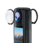 Защитен капак за обектив Insta360 X5 PULUZ със стандартен ротационен механизъм, прозрачен, SKU: PU767T