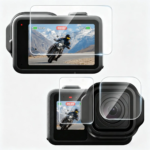 PULUZ закалено стъкло 9H 2.5D за дисплей и обектив GoPro MISSION 1 / 1 PRO, PU1121T
