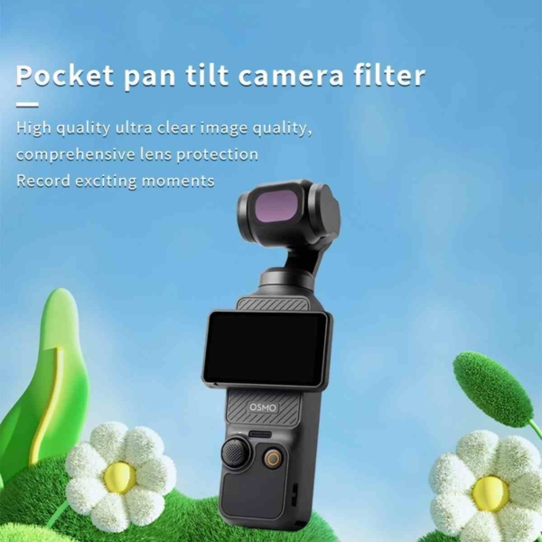 Филтър ND64 за DJI Osmo Pocket 3/4, SKU 1909-07 — защитно оптично стъкло с многослойно покритие за чист и естествен цвят - 2