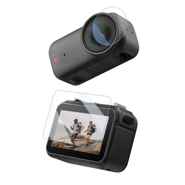 Защитно стъкло GARV за DJI Osmo Nano – предпазва екрана и лещата.