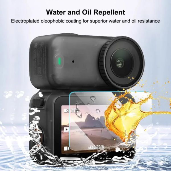 Защитно стъкло GARV за DJI Osmo Nano – предпазва екрана и лещата. - 4