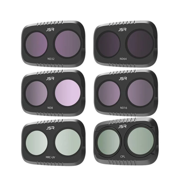 Филтър 6 в 1 за DJI Osmo Pocket 4P – UV, ND, Polarizer, Color, Diffusion, Black – SKU 26-0041-28