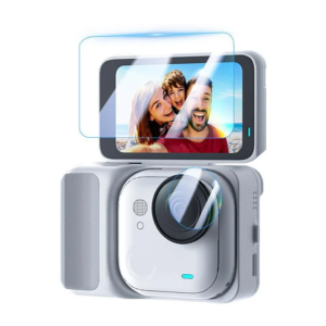 Защитно стъкло GARV за Insta360 GO Ultra – комплект предпазител за екран и обектив. SKU: IN-GU-TG