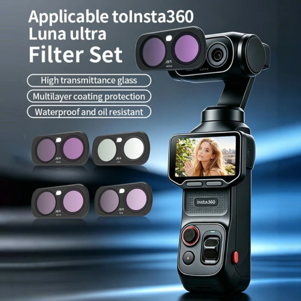 Филтър за Insta360 Luna Ultra JSR CB серия – 6 в 1 (ND, UV, CPL). SKU: 26-0036-23 - 5